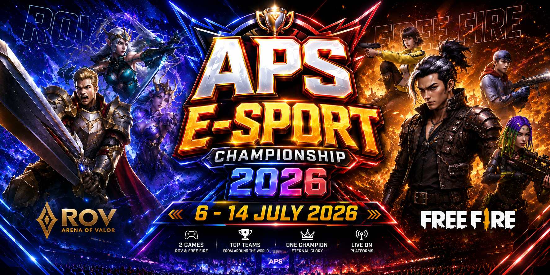 APS E-sport Tournament 2026 - เว็บไซต์การแข่งขันอีสปอร์ตของโรงเรียน ...